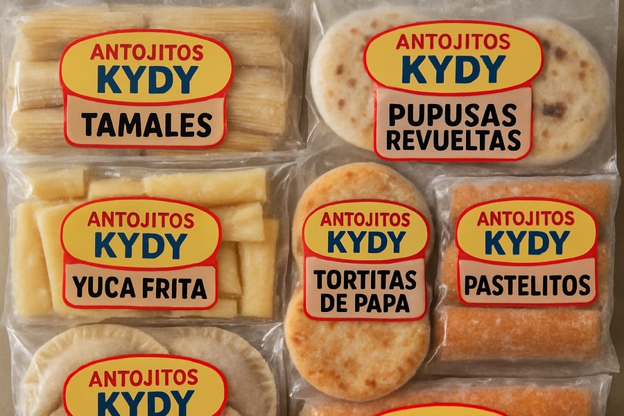 Alimentos congelados variados de Antojitos KYDY